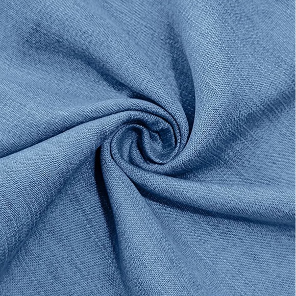 Denim Button Up Shirt Dress M NWT - Picture 5 of 5